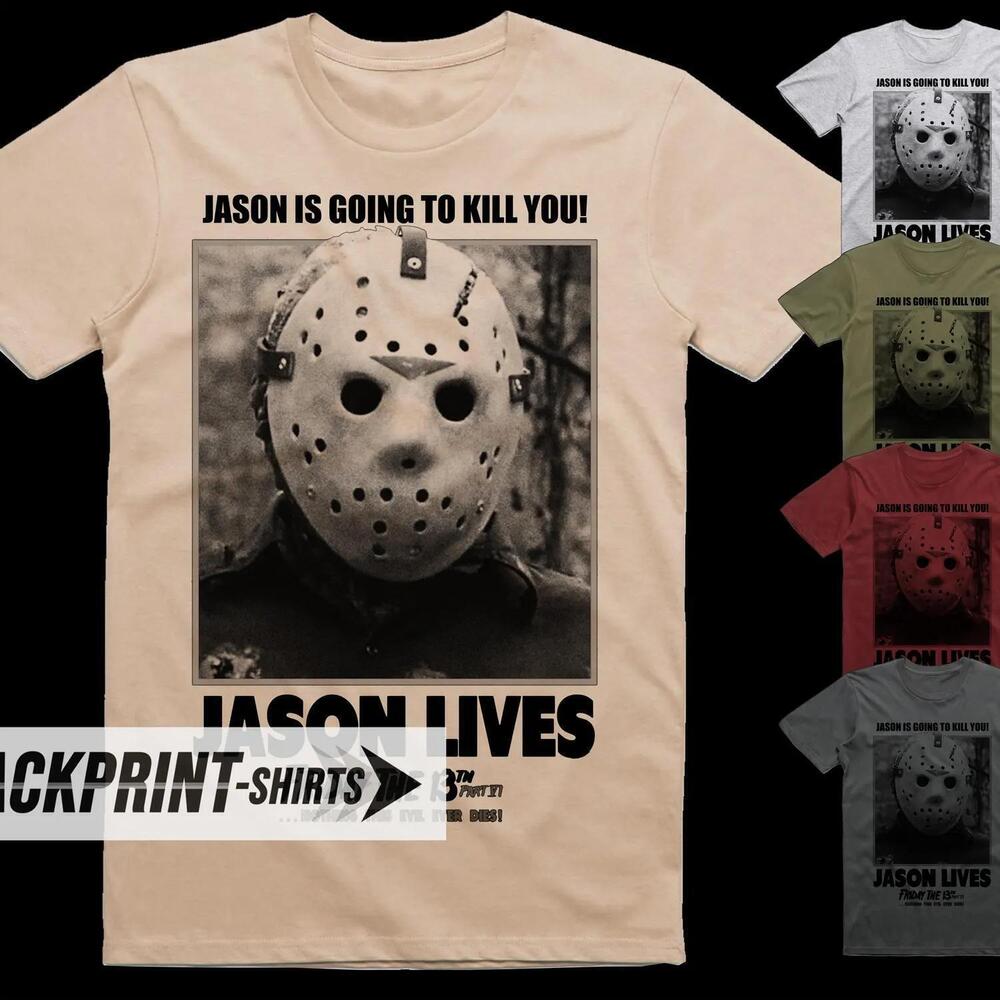 Friday The 13Th V4 Movie T Shirt Classic Cult Film Graphic Tee
